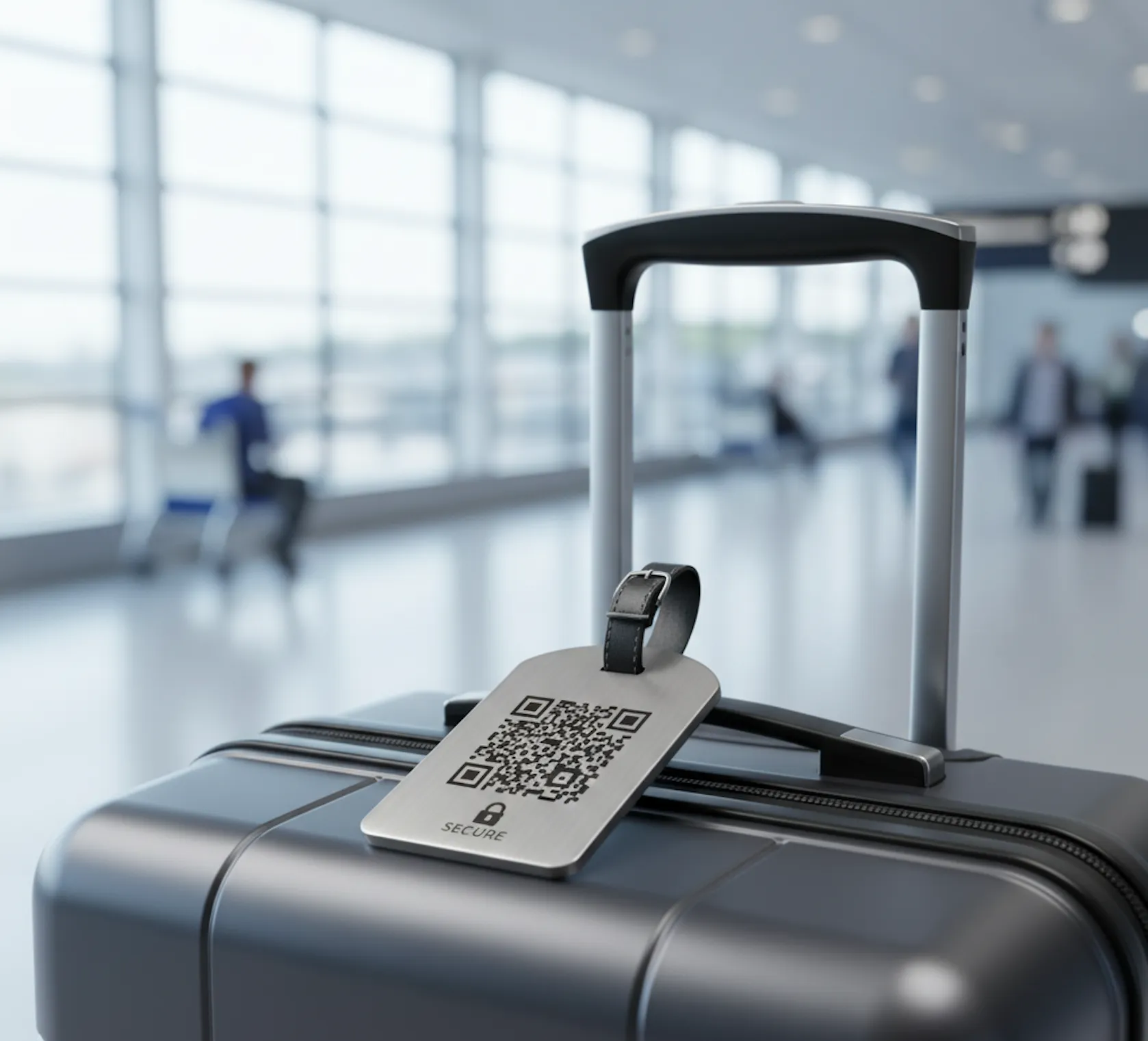 QR Safe luggage tag